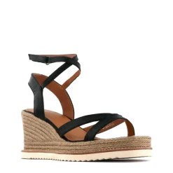 ZELINA LEATHER ESPADRILLE SANDALS><noscript><img width=