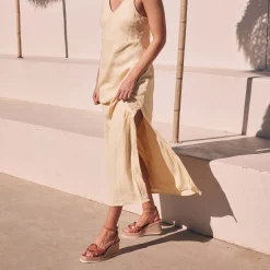ZELINE LEATHER ESPADRILLE SANDALS><noscript><img width=
